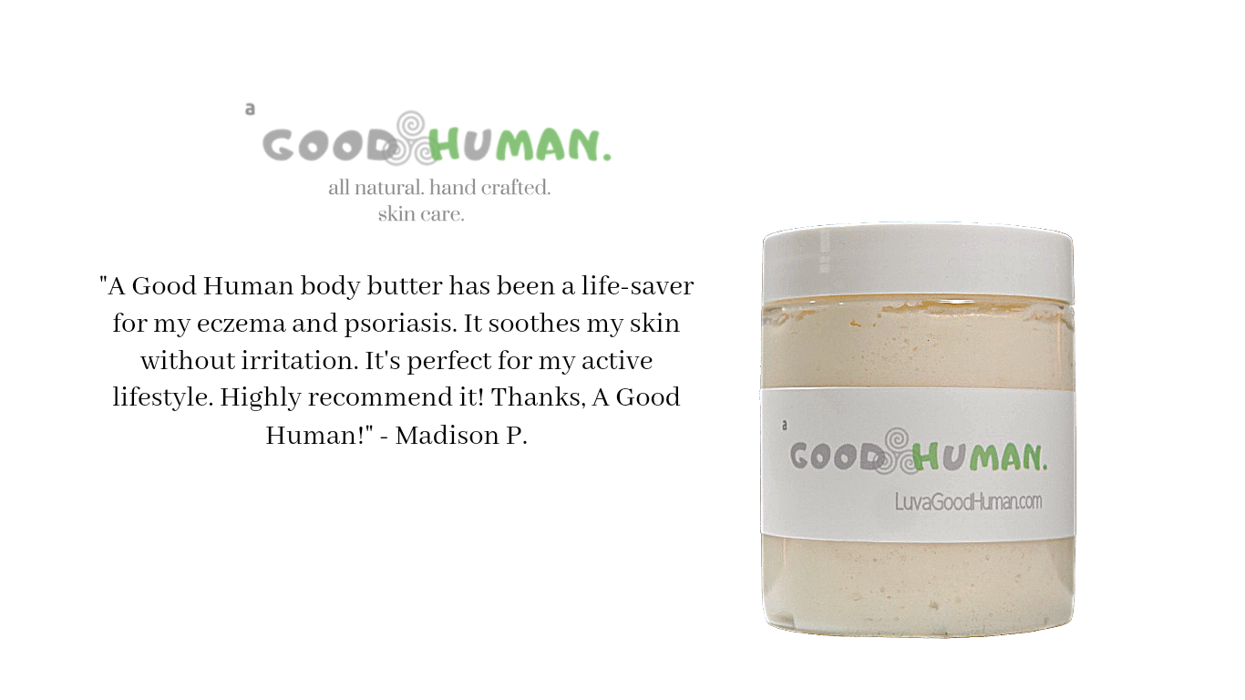 a Good Human - Signature Hand-Crafted "Body Glow" Body Butter - New Larger 8oz Jar!!!