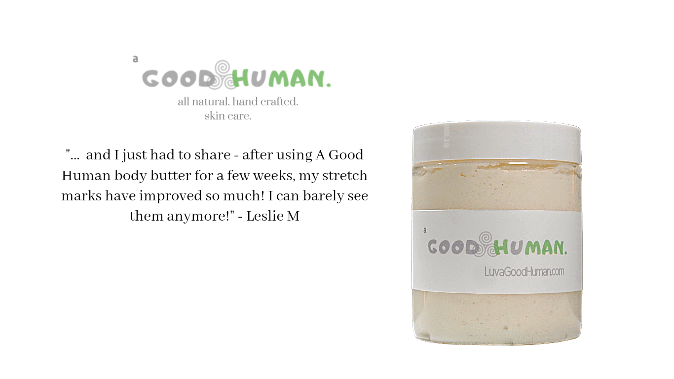 a Good Human - Signature Hand-Crafted "Body Glow" Body Butter - New Larger 8oz Jar!!!