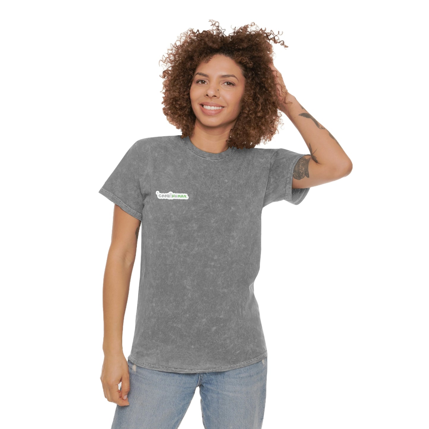 a Good Human - Logo Unisex Mineral Wash T-Shirt